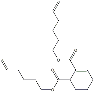 2-Cyclohexene-1,2-dicarboxylic acid bis(5-hexenyl) ester Structure