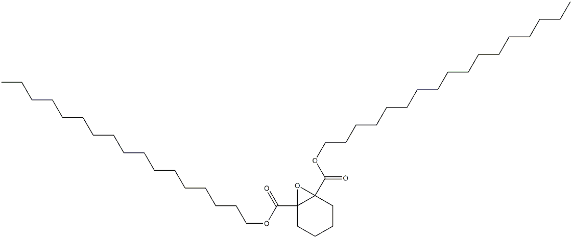 7-Oxabicyclo[4.1.0]heptane-1,6-dicarboxylic acid diheptadecyl ester Structure