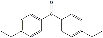 Bis[4-ethylphenyl] sulfoxide Structure