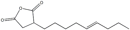 3,4-Dihydro-3-(5-nonenyl)-2,5-furandione 구조식 이미지