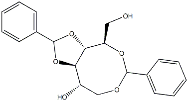 1-O,5-O:3-O,4-O-Dibenzylidene-D-glucitol 구조식 이미지