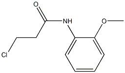 N-(2-Methoxyphenyl)-3-chloropropionamide 구조식 이미지