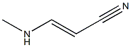 3-(Methylamino)propenenitrile Structure