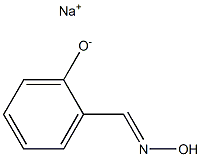 Sodium 2-(hydroxyiminomethyl)phenolate 구조식 이미지