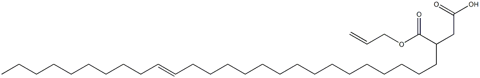 3-(16-Hexacosenyl)succinic acid 1-hydrogen 4-allyl ester 구조식 이미지