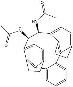 (1R,2S)-N,N'-Diacetyl-1,2-[o-phenylenebis(ethylene-3,1-phenylene)]-1,2-ethanediamine 구조식 이미지