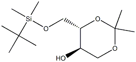 (2R,3S)-4-(tert-Butyldimethylsilyloxy)-1,3-isopropylidenebisoxybutan-2-ol Structure