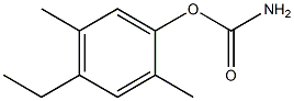 Carbamic acid 4-ethyl-2,5-dimethylphenyl ester 구조식 이미지