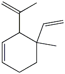 4-Ethenyl-4-methyl-3-(1-methylethenyl)cyclohexene Structure