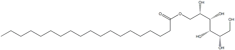 L-Mannitol 1-nonadecanoate 구조식 이미지