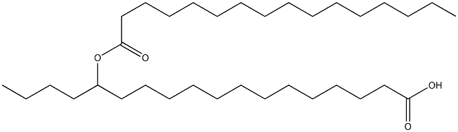 14-Palmitoyloxystearic acid Structure