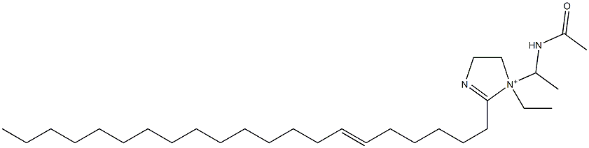 1-[1-(Acetylamino)ethyl]-1-ethyl-2-(6-henicosenyl)-2-imidazoline-1-ium 구조식 이미지