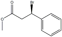 [R,(+)]-3-Bromo-3-phenylpropionic acid methyl ester 구조식 이미지