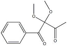 1-Phenyl-2,2-dimethoxy-1,3-butanedione Structure