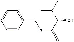 [S,(-)]-N-Benzyl-2-hydroxy-3-methylbutyramide 구조식 이미지