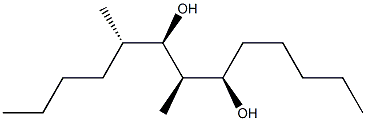 (5S,6R,7R,8R)-5,7-Dimethyltridecane-6,8-diol 구조식 이미지