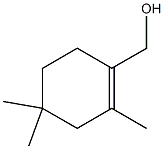 2,4,4-Trimethyl-1-cyclohexene-1-methanol Structure