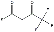 3-Oxo-4,4,4-trifluorobutanethioic acid S-methyl ester 구조식 이미지