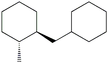 (1S,2R)-1-(Cyclohexylmethyl)-2-methylcyclohexane 구조식 이미지