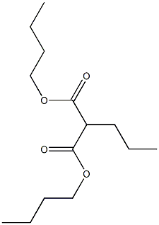 Propylmalonic acid dibutyl ester 구조식 이미지