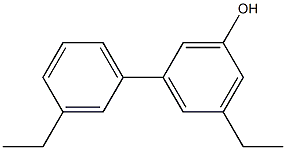 5-(3-Ethylphenyl)-3-ethylphenol 구조식 이미지