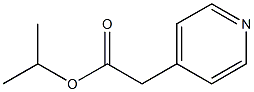 Pyridine-4-acetic acid isopropyl ester 구조식 이미지