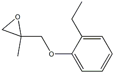 2-Ethylphenyl 2-methylglycidyl ether 구조식 이미지