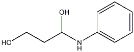 N-(1,3-Dihydroxypropyl)aniline 구조식 이미지