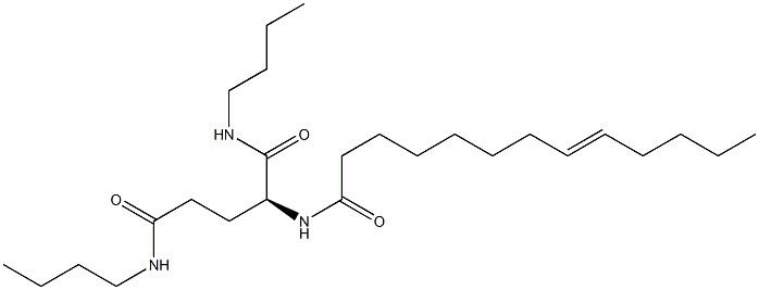 N2-(8-Tridecenoyl)-N1,N5-dibutylglutaminamide 구조식 이미지