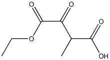 3-Methyloxaloacetic acid 1-ethyl ester Structure