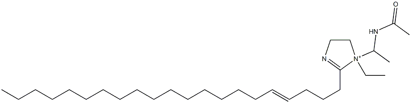 1-[1-(Acetylamino)ethyl]-1-ethyl-2-(4-henicosenyl)-2-imidazoline-1-ium 구조식 이미지