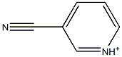 3-Cyanopyridinium 구조식 이미지