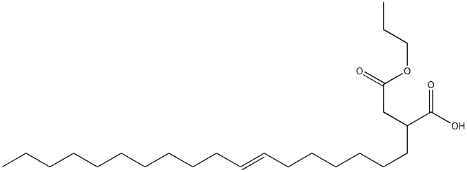 2-(7-Octadecenyl)succinic acid 1-hydrogen 4-propyl ester Structure