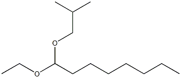 Octanal ethyl(2-methylpropyl)acetal 구조식 이미지