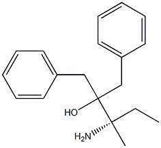 [S,(-)]-3-Amino-2-benzyl-3-methyl-1-phenyl-2-pentanol 구조식 이미지