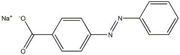 p-(Phenylazo)benzoic acid sodium salt Structure