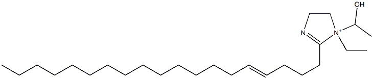 1-Ethyl-1-(1-hydroxyethyl)-2-(4-nonadecenyl)-2-imidazoline-1-ium 구조식 이미지