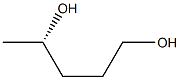 [S,(+)]-1,4-Pentanediol 구조식 이미지