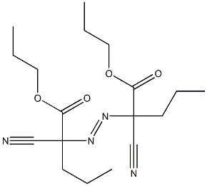 2,2'-Azobis(2-cyanovaleric acid)dipropyl ester 구조식 이미지