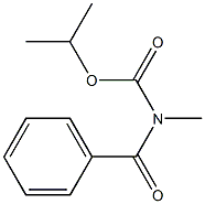(Methyl)(benzoyl)carbamic acid isopropyl ester Structure