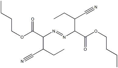 2,2'-Azobis(3-cyanovaleric acid)dibutyl ester Structure