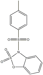 3-[(4-Methylphenyl)sulfonyl]-3H-1,2,3-benzoxathiazole 2,2-dioxide Structure