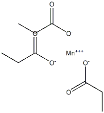 Tripropionic acid manganese(III) salt 구조식 이미지