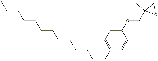 4-(7-Tridecenyl)phenyl 2-methylglycidyl ether Structure