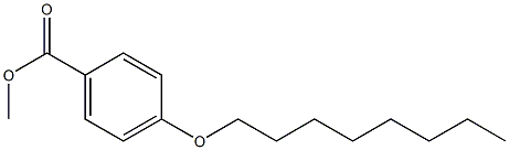 4-(Octyloxy)benzoic acid methyl ester 구조식 이미지