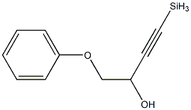 1-Silyl-4-phenoxy-1-butyn-3-ol 구조식 이미지