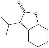 Hexahydro-3-isopropylbenzofuran-2(3H)-one 구조식 이미지