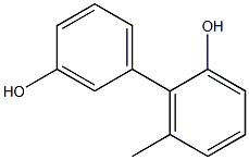 6-Methyl-1,1'-biphenyl-2,3'-diol 구조식 이미지