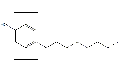 2,5-Di-tert-butyl-4-octylphenol 구조식 이미지