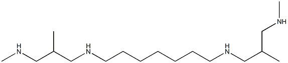 N,N''-(1,7-Heptanediyl)bis(2,N'-dimethylpropane-1,3-diamine) Structure